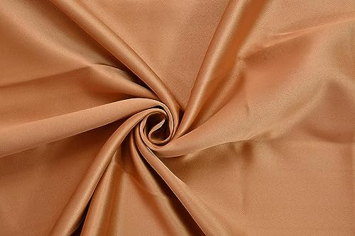 Image of 100% True Blackout Window Curtains 5 Feet, Set of 1 Panels | 300 GSM Heavy Room Darkening Polyester Cloth for Bedroom & Living Room | Thermal Insulated Heat & Noise Reducing (60x47 Inch, Golden) | 100% Room Darkening Thermal Insulated Heat & Noise Reducing Curtains 5 feet long