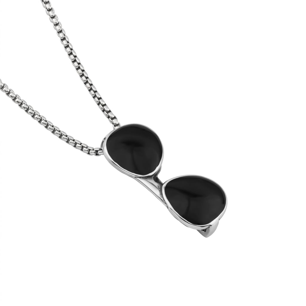 salty alpha Sunglasses Neck Chain for Men & Boys | Stainless Steel | Long Necklace | Pendant | Locket | Fancy & Stylish | Birthday Gift | Aesthetic Jewellery | Accessories for Everyday Wear-picture-5