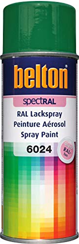 belton spectRAL Lackspray RAL 6024 verkehrsgrün, glänzend, 400 ml - Profi-Qualität