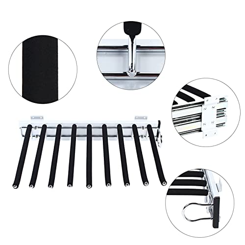Rail à vêtements extensible penderie rack rangement pantalon