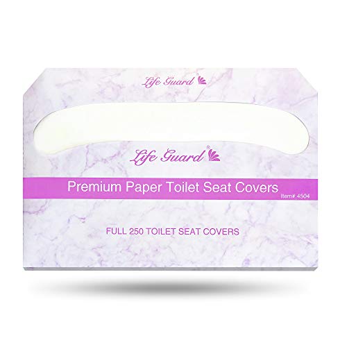 Toilet Seat Covers Disposable – Toilet Seat Covers made with Premium Large White Biodegradable materials. Fits Half-Fold Toilet Seat Cover Dispensers (4 Packs) - Thumbnail 7