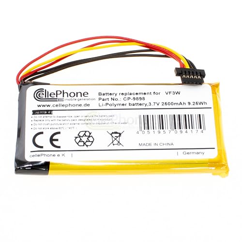 cellePhone batería Li Ion Compatible con Tomtom Rider 400 410 550 (reemplazado VF3W)