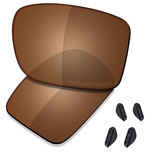 Image of SAUCER Premium Replacement Lenses & Nosepads for Oakley Double Edge OO9380-66mm Sunglasses