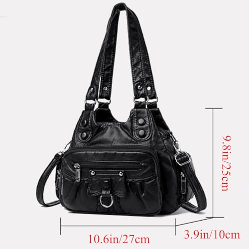 Soft PU Leather Crossbody Bags for Women Leisure Handbags and Purses Shoulder Bag for Ladies3