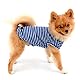 PAIDEFUL Kleidung für Kleine Hunde Junge Mädchen Sommer Gestreifte Welpe T-Shirt Weste Atmungsaktiv 100% Baumwolle T-Shirt Ärmelloses Chihuahua Yorkshire Blau M