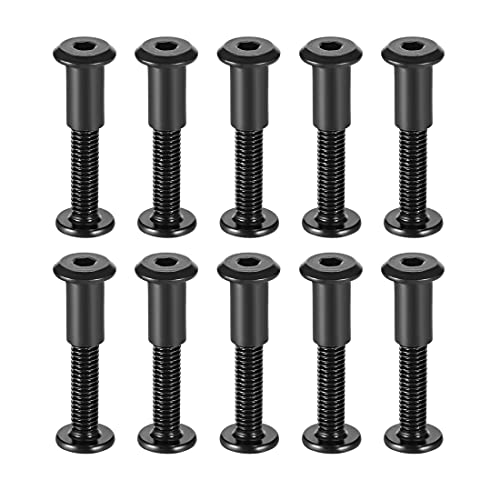 Top Brands uxcell Screw Post Fit for 5/16"(8mm) Hole Dia, Male M6x35mm Binding Bolts Leather Fastener Carbon Steel Black 10 Sets Top Brands uxcell Screw Post Fit for 5/16"(8mm) Hole Dia, Male M6x35mm Binding Bolts Leather Fastener Carbon Steel Black 10 Sets