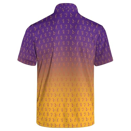 Men's Golf Shirt Quick-Dry Polo Shirt Performance Moisture Wicking Collared Tennis Shirts Athletic Shirt2