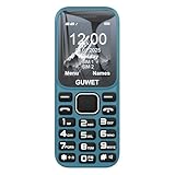 Guwet A2 2G telefono per anziani, Batteria ad alta capacità, telefono a tasti, con segnale forte, pulsante SOS, lungo standby e colore blu