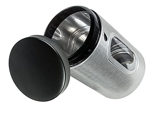 Self-Care Stainless Kitchen Canisters - Modern Kitchen Decoration Of Canister Set With Multiple Preservation Purposes By Tight Sealed Lids, Good For Wedding Gifts Kitchen Canisters Set Of 3(Sc-001) #TOP6