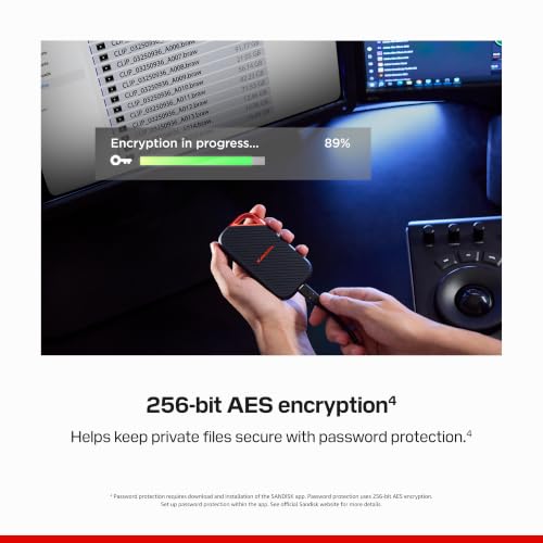 Image of Sandisk 2TB Extreme PRO Portable SSD, Up to 4000MB /s Read Speeds -New Model