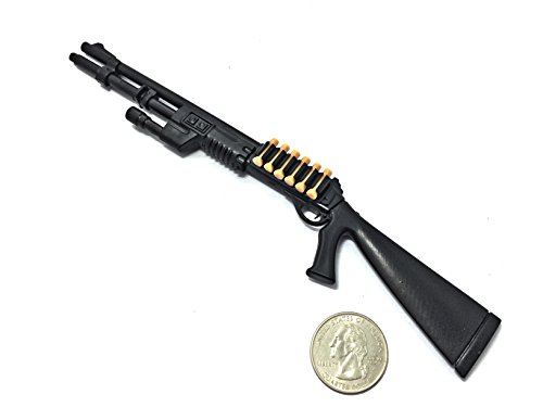 4D 1/6 Scale M1 Super 90 Semi-Automatic Shotgun Benelli Miniature Toy Guns Model Fit for 12