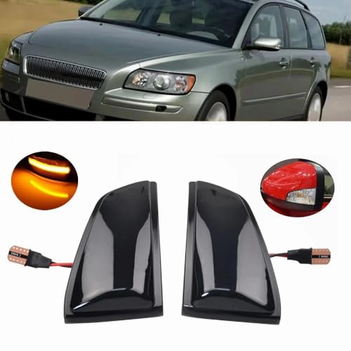 Intermitentes dinámicos LED de espejo para Volvo S40 V50 C70 2