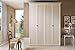 Zucca Mobili Armadio Classico 4 Ante H.248 patinato Beige