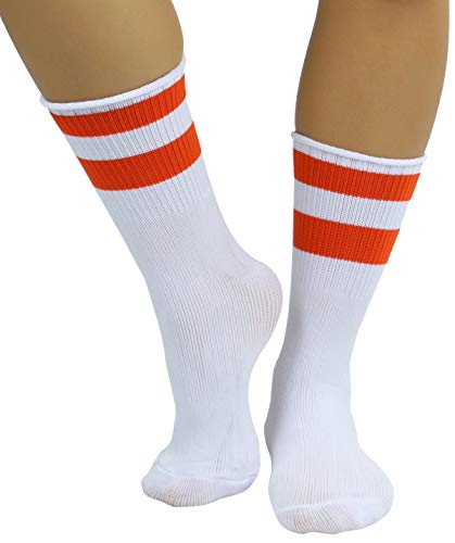 Image of ToBeInStyle Women's Acrylic Ankle Hi With Double Stripe Top Crew Fun Athletic Socks