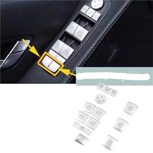 Cache-bouton de lève-vitre commande électrique Mercedes W245 09-11 - 6