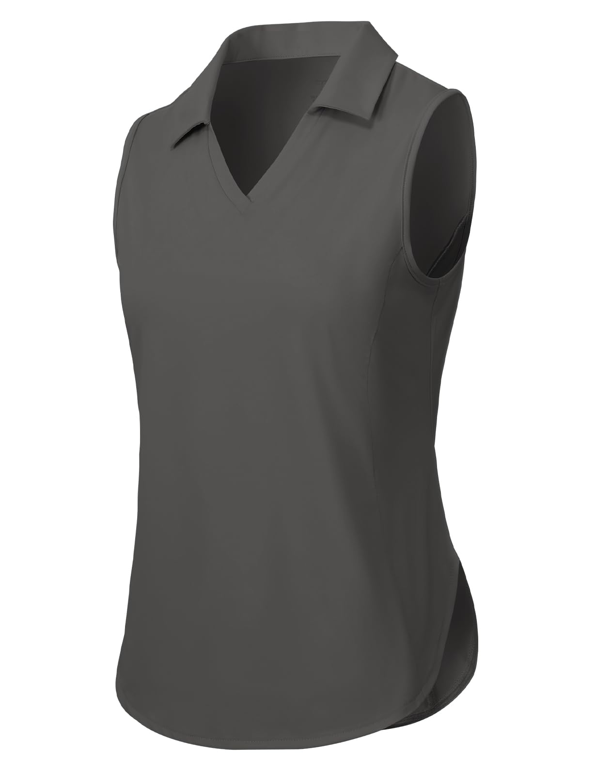 TBMPOY Women's Golf Sleeveless Polo Collared Tennis Tank Tops Shirts UPF 50+ Sun Protection Quick Dry Athletic