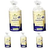 Alnatura Bio Reiswaffeln - mit Salz, 100g (Packung mit 5)