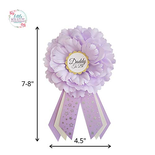 LMC Purple And Ivory Baby Shower Mommy To Be Sash And Corsages USA Handmade2