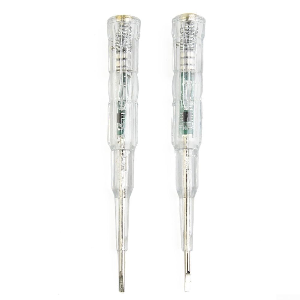 2PCS Voltage Tester Pen, 24-250V Non-Contact Induction Digital Power Detector Electric Screwdriver Probe Circuit Indicator