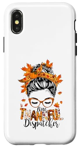 One Thankful Dispatcher Messy BunHӍ X}zP[X iPhone X/XS p