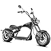 CEXTT M1P 2000w Motocicletta elettrica for Adulti 60v 30 ah Motori Posteriore della Batteria Posteriore 12"Pneumatici a Vuoto retrò Scooter Elettrico Doppio Freno a Disco Idraulico Freno Piena sospen