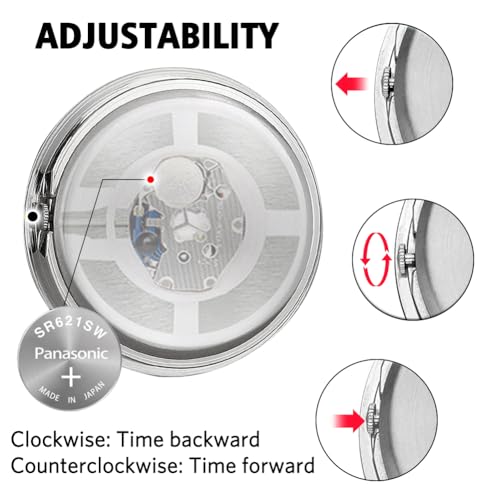 Tulov 2 Stück Uhr und Thermometer für Motorradlenker, 22 mm-25,4 mm(7/8 Zoll- 1 Zoll) Lenker, Wasserdichter Uhr für Motorradlenker, Motorrad-LenkerhalterungUhr für die meisten Motorräder
