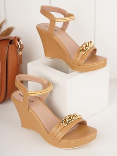 Image of IKAGI Comfortable High Heel Wedges Sandals For Women