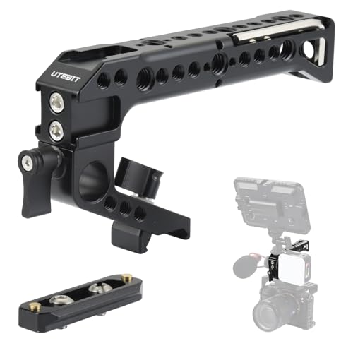 UTEBIT Camera Top Handle and NATO Rail, Top Handle Grip with 1/4