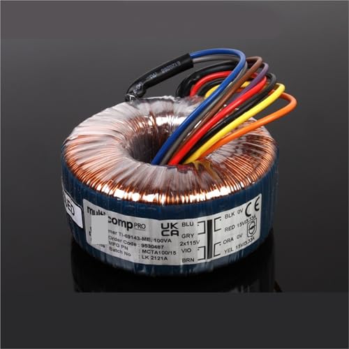 Transformateur toroïdal Multicomp 100VA 2x15V pour alimentation stable