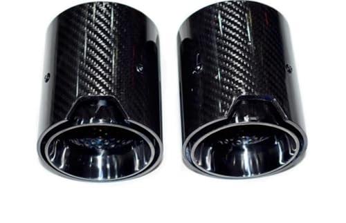 Embout d'échappement en carbone pour M3 F80 et M2 F87 résistant à la chaleur couleur doré noir