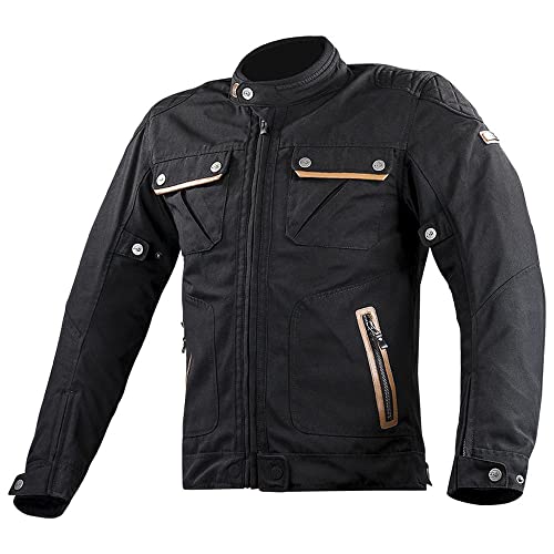 Veste Bullet LS2 marron XXL finitions premium et coupe homme élégante
