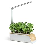 ✔️ Luces de cultivo LED de 36 W x 21: el sistema de cultivo hidropónico estimula el crecimiento de las plantas de manera efectiva; Contiene un espectro completo de luces rojas, blancas y azules que aseguran un alto rendimiento de la fotosíntesis y hacen que su jardín de hierbas prospere.