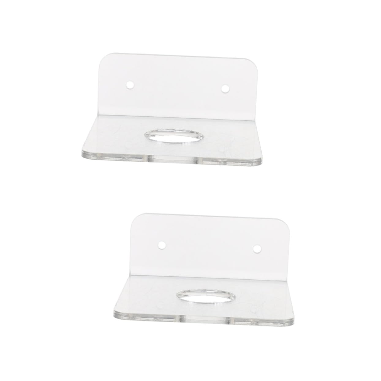 balacoo 2pcs Baseball Shelf Wall-mounted Storage Rack Acrylic Ball Display Stand