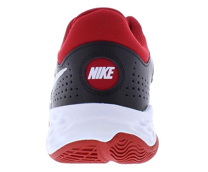 NIKE Fly.by MID 3-Black/White-Gym RED-8UK 4