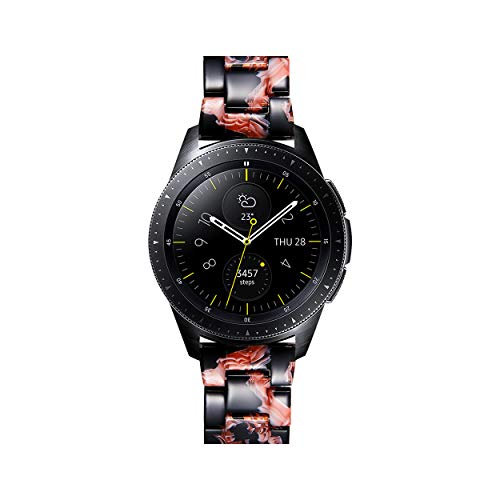 Resin Smart Watch Bands Replacement Fashion Casual Smartwatch Bands for Men Women 14 Colors Adjustable Quick Release Watch Straps Lightweight Skin-Friendly Watch Bracelets 18mm 20mm 22mm