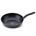 Lagostina Ofelia patelnia/wok, 1 uchwyt, z powłoką zapobiegającą przywieraniu, aluminium, czarna, średnica: 28 cm