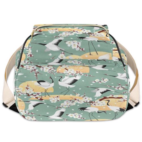 Sac à dos en cuir étanche 9L à compartiments pour femme active - 6