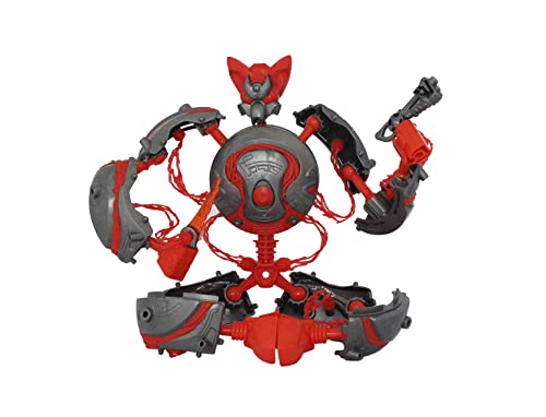 Giga Bots - Blaze | Energy Core Transforms Into 13 Inch Action Figure | Leader Of The Scourage | Unique Toy Combat Attachments And Skills | Includes 33 Buildable Pieces #TOP5