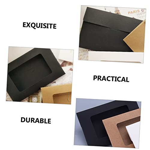 ULTECHNOVO 40 Pçs Caixa De Envelope De Janela Envelopes De Velino Caixa De Cartão Postal De Papel Ca