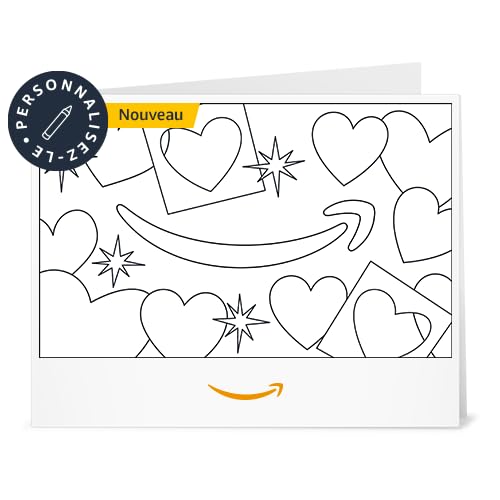 Amazon Gift Card - Print - Papercut Hearts (Personalize It)