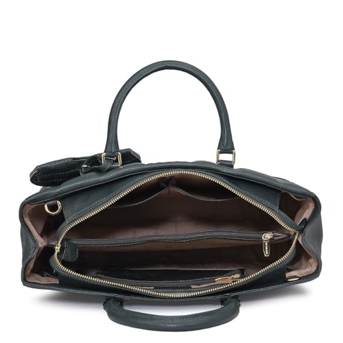 Image of Da Milano Leather Book Tote for Women (01940)