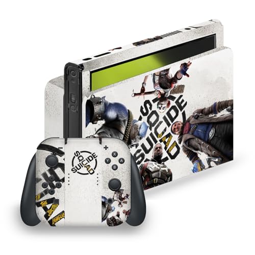Autocollant Vinyle Jeu Nintendo Switch OLED Peau Autocollant Suicide Squad