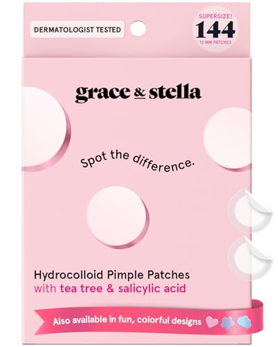 grace & stella Award Winning Pimple Patches for Face (144 Count)
