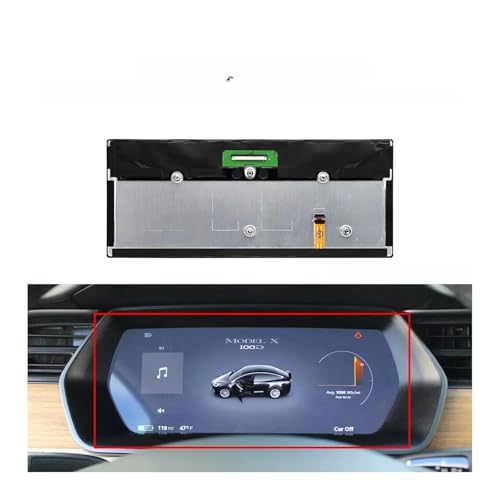 Pantalla para Tesla Model X rota solucionada con panel de instrumentos digital de 12.3" 2