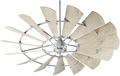 Windmill 72In. Damp Fan -Gv Galvanized
