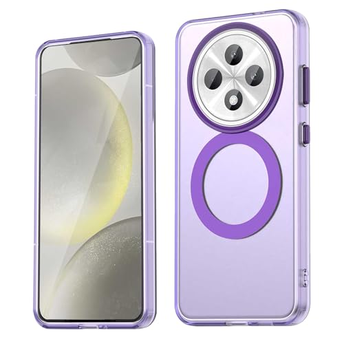 Housse Oppo Reno 12FS 5G ultra mince TPU souple violet antichoc mat