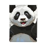 Panda Art Printed Laptop Sleeve Bag 13 Inch - Leather Laptop Sleeve Case Shockproof Protective Computer Cover Bag