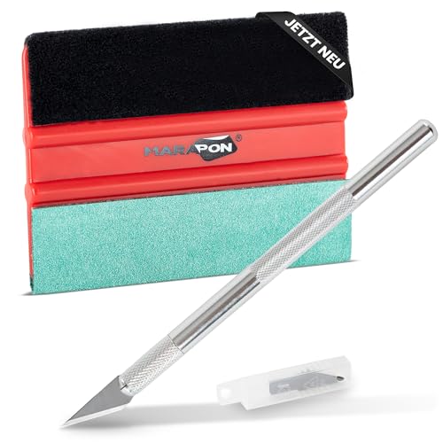 MARAPON® Rakel-Set für Folierung | Hochwertiges Folierungs-Werkzeug-Set...