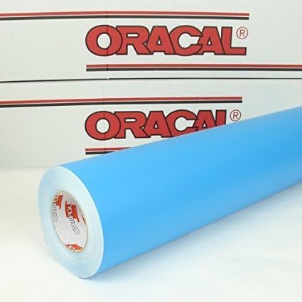 Oracal 641 - Adhesive Film - 5 m x 63 cm - Carving Plotter Anti-Glare Screen Protector Foil-Mobile plotter -Self-Adhesive - 053 Blue