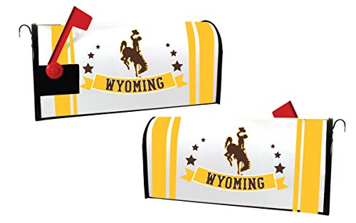 University of Wy Magnetic Mailbox Cover Officially Licensed Collegiate Product